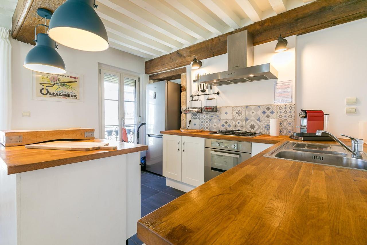 Le Rousseau Charme Et Authenticite- Srloc Apartment Dijon Exterior foto